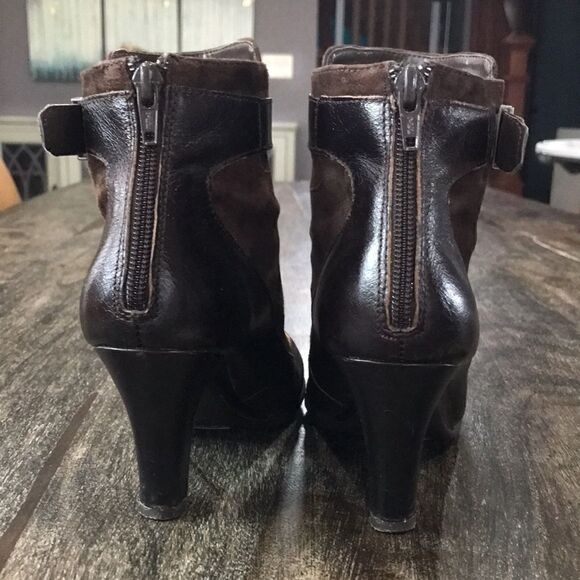 Aerosoles Women's Leather Ankle Booties/Boots, 7M, Brown - Picture 3 of 7